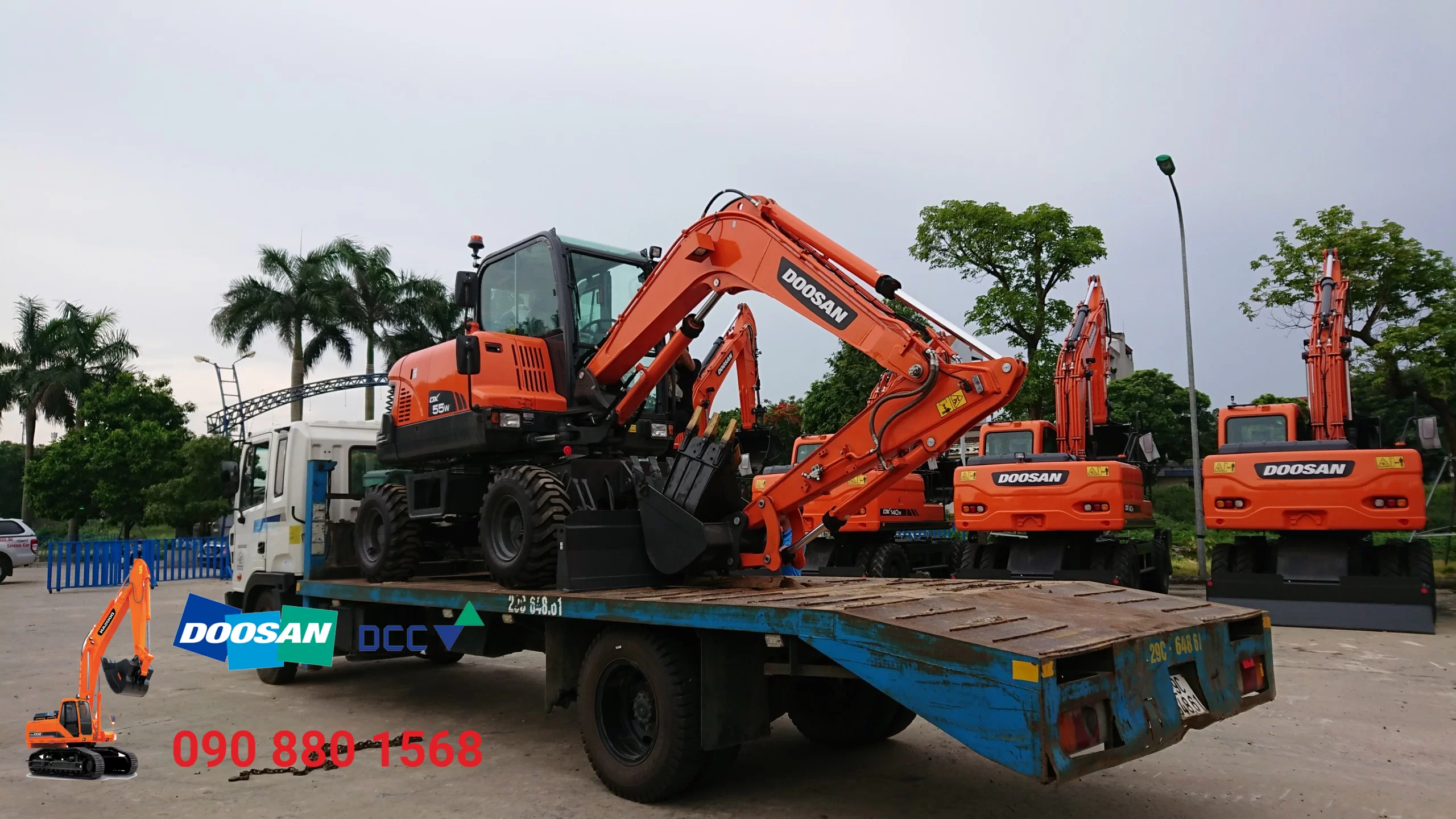 Máy xúc Doosan DX55W