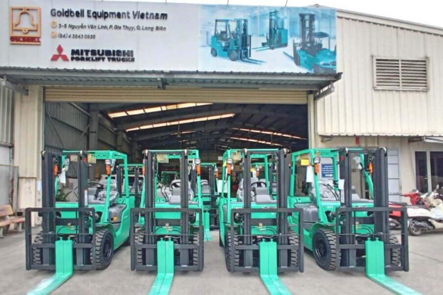 Công ty Goldbell Phân Phối Độc Quyền Xe Nâng Mitsubishi tại Việt Nam
