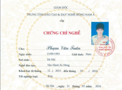 Chứng chỉ vận hành xe nâng người