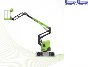 Xe nâng người Zoomlion Boom lift cần gập 12m làm việc dạng gấp khúc ZA10RJE là model nhỏ nhất trong dòng sản phẩm xe nâng người dạng Boom lift của chúng tôi. Thiết kế nhỏ gọn chiều rộng 1.2m động cơ điện, lốp không để lại vết, cần gấp khúc