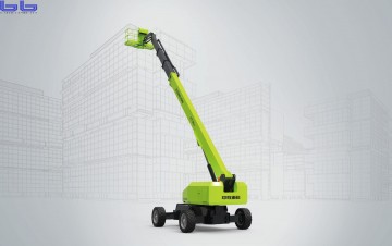 Xe nâng người boomlift có tầm với thẳng đứng 34 m -38m và tầm với ngang 23,5 m - 25m, cần nâng này có sức nâng kép 300/454 kg và 15 chức năng bảo vệ an toàn, đồng thời được trang bị điều khiển PLC và công nghệ CAN bus